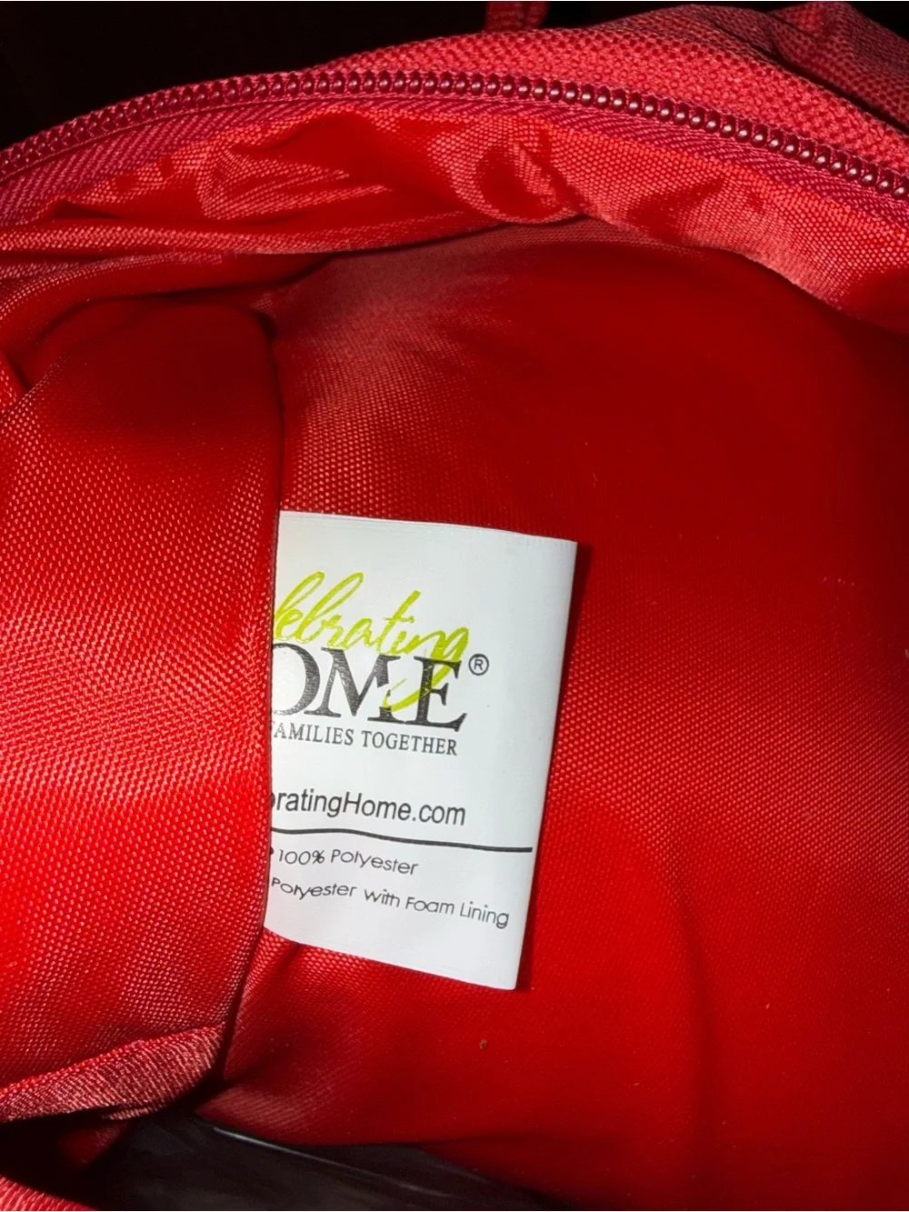 Celebrating Home Red Backpack - Lightweight Everyday Bag